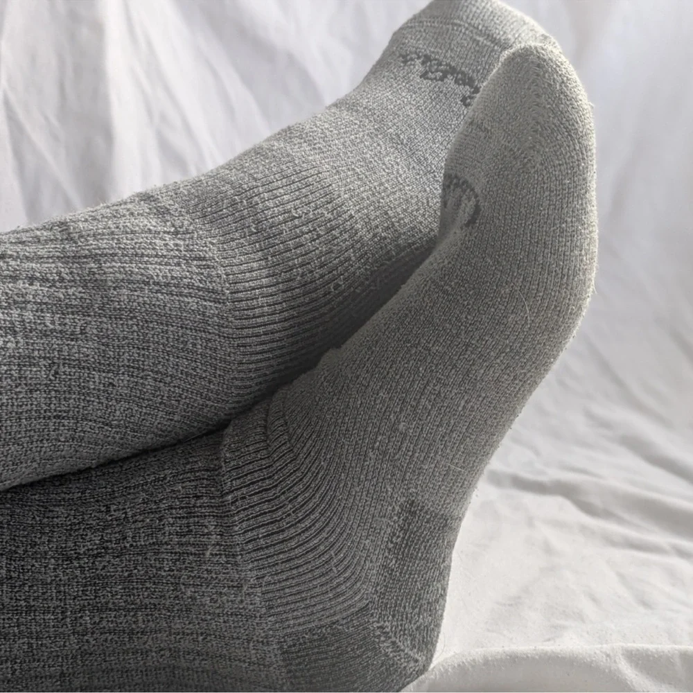 Cabela's Medium-Weight Wool Boot Socks for Men Gray Size Large 9-12